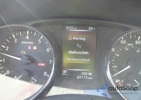 2017 Nissan Rogue Sv z USA, uszkodzony, nr VIN KNMAT2MT5HP540104